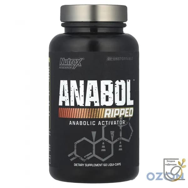 Пищевая добавка Research Anabol Ripped, для наращивания мышц, 60 капсул