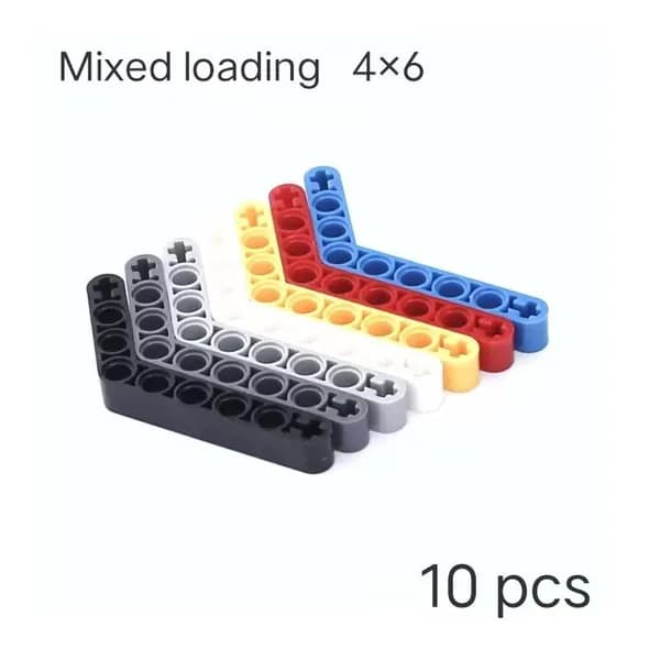 MOC Small Particle Technology Совместимые строительные блоки для 32278 32316 Прямой стержень соединителя пучка