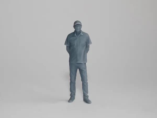 "Юрик" Фигурка в масштабе 1:43 для диорам и макетов. Высота фигурки 4 см.
