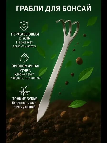 Грабли , Витые, Нержавеющая сталь