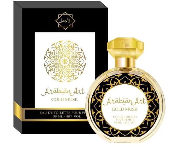 Sergio Nero/Туалетная вода Arabian art Gold Musk 50мл, арабская парфюмерия, восточная парфюмерия