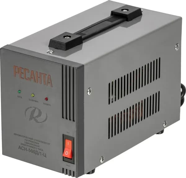 Стабилизатор напряжения Ресанта АСН-500Д/1-Ц, 0.5 кВт, серый