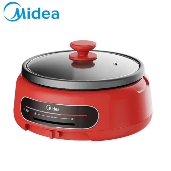 Многофункциональный электрический горшок Midea MC-EHG2801, красный
