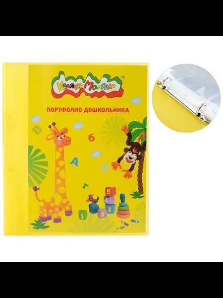 Папка-портфолио для дошкольников А4 с файлами