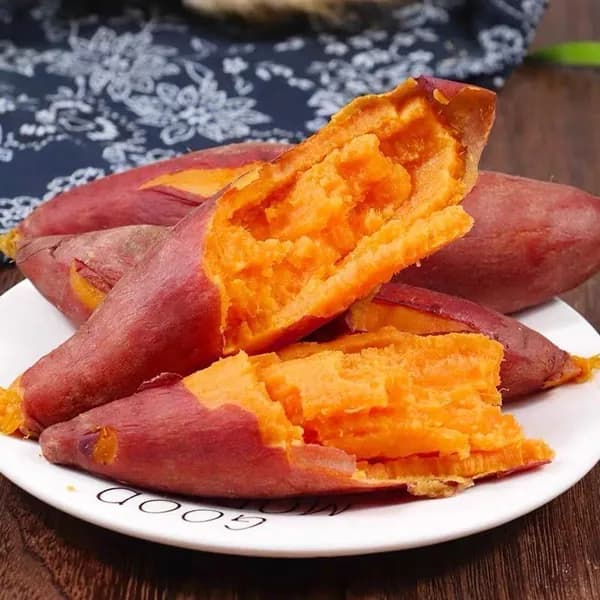 Сладкий батат из песчаной почвы, ореховый вкус