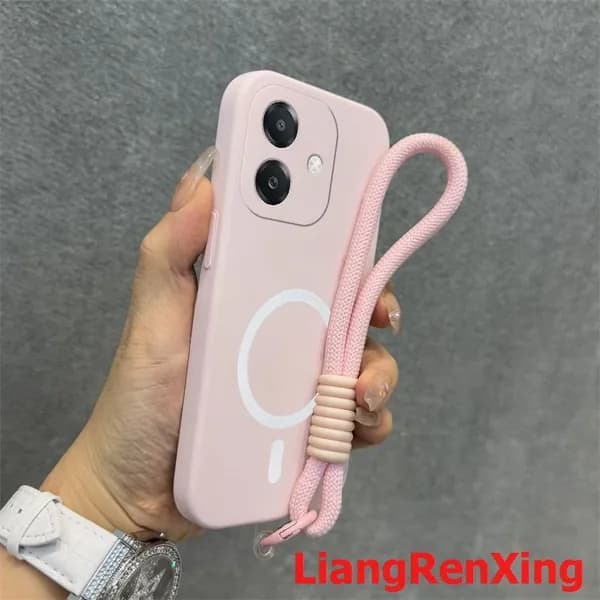 Чехол PBZZ для телефона OPPO a5 pro 5G, мягкий чехол из жидкого силикона, ударопрочный, новый эстетичный дизайн с шнурком YTDTGBS01