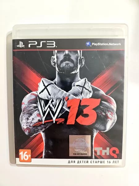 Диск WWE 2013 PS3. Товар уцененный