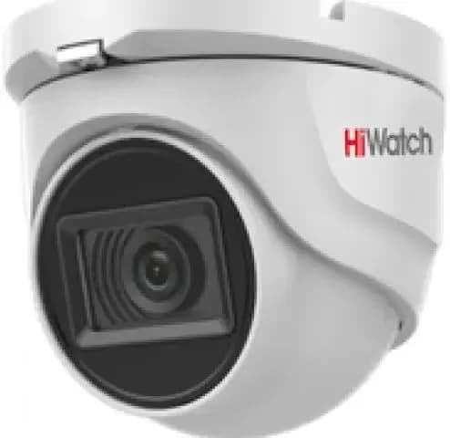 Камера видеонаблюдения аналоговая HiWatch уличная купольная, 5 Мп, 2.8-2.8 мм HD-CVI HD-TVI цвет белый DS-T503 (С) (2.8 MM)