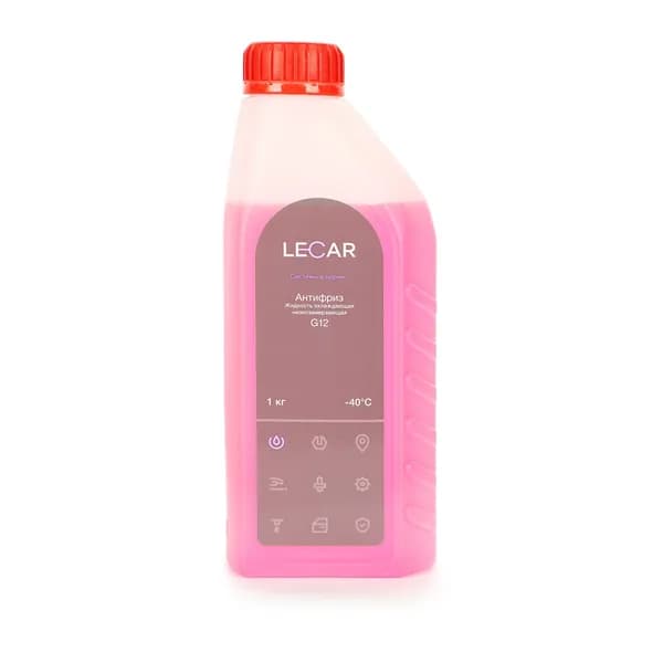 Антифриз Lecar Красный G12 1Кг (LECAR LECAR000041210)