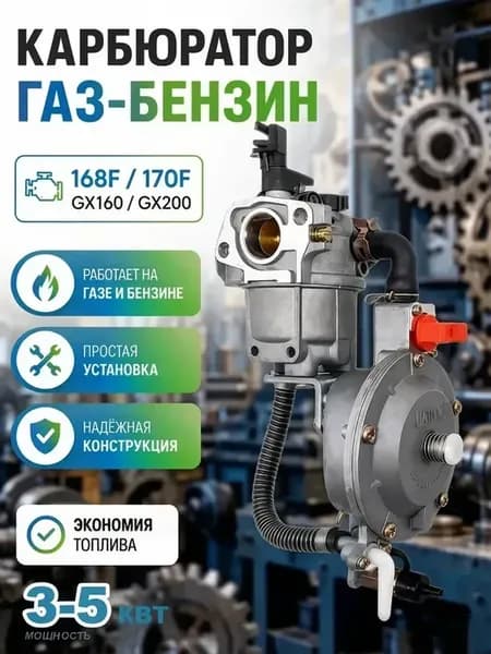 Газовый карбюратор для генератора