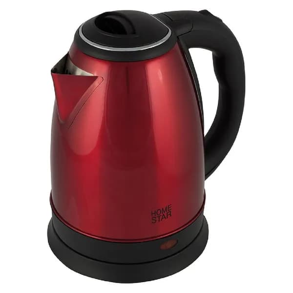Электрический чайник Homestar HS-1010 1.8л 1500Вт нержавеющая сталь красный