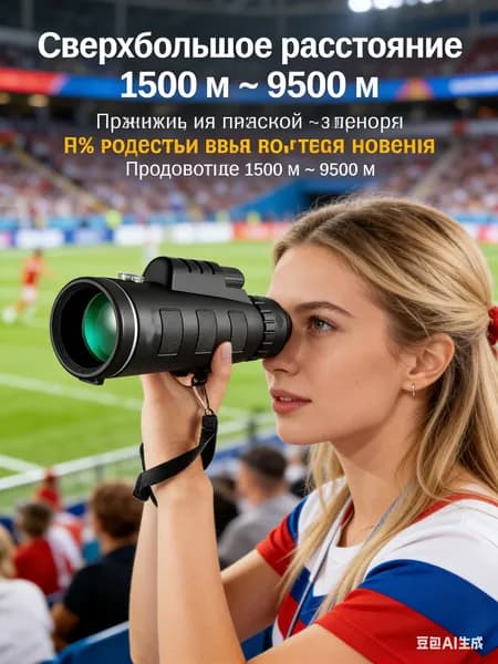 GEALFIS Прибор ночного видения Монокуляр для туризма и наблюдения за птицами