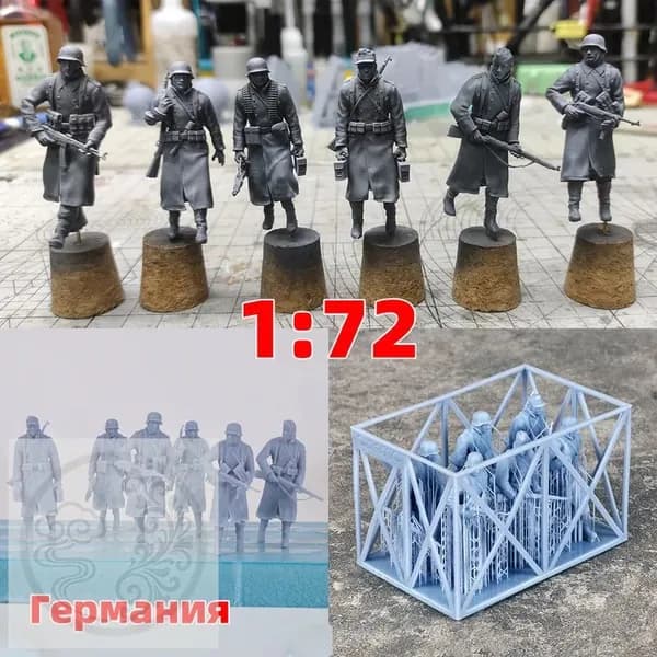 Cor 1/72 сборная модель солдат
