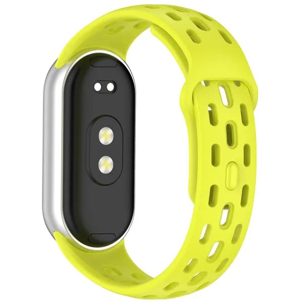 Скелетонизированный силиконовый ремешок для Xiaomi MiBand 10/9, Дышащий спортивный браслет для Xiaomi Band 8