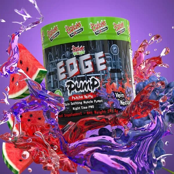 EDGE Pump Vein Nectar Psycho Pharma Предтренировочный комплекс 266 гр 40 порций США