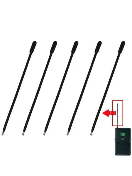 Профессиональная сваренная антенна 470-890Mhz беспроводного передатчика 5Pcs UHF для микрофона Bodypack