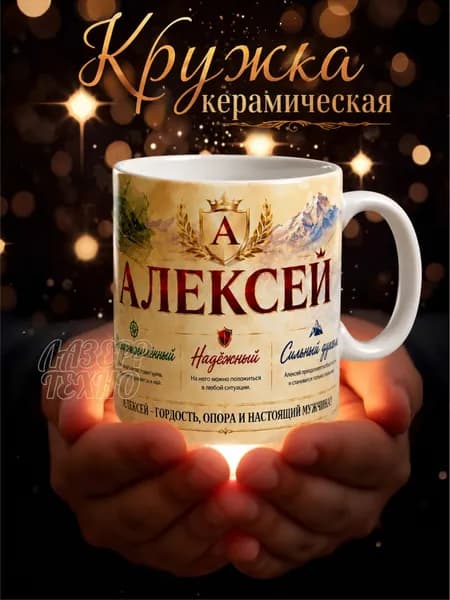 Кружка "Алексей", 330 мл, 1 шт