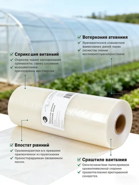 Лента для теплиц, водонепроницаемая, с высокой клейкостью, ширина 50 мм, длина 10 м, 1 шт