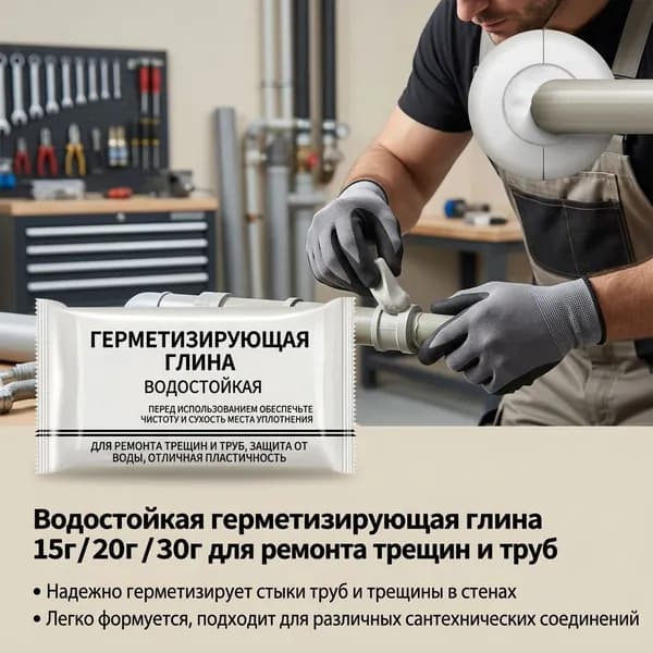 Водонепроницаемая герметизирующая глина
