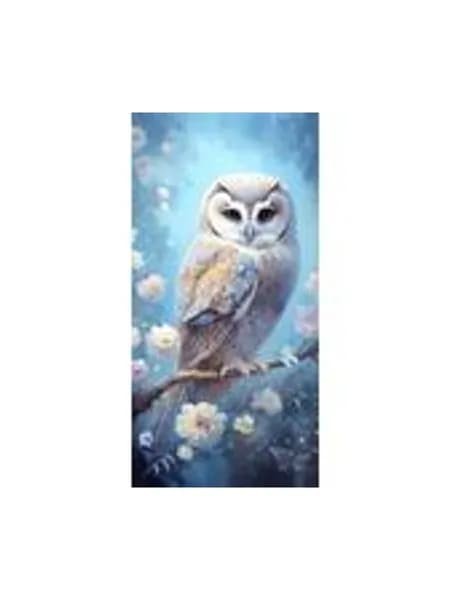 Diamond Painting Eule Blume xxl 40x80см, 5D Алмазная мозаика для взрослых и детей