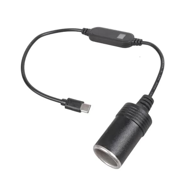 Автомобильный адаптер USB-C на 12V