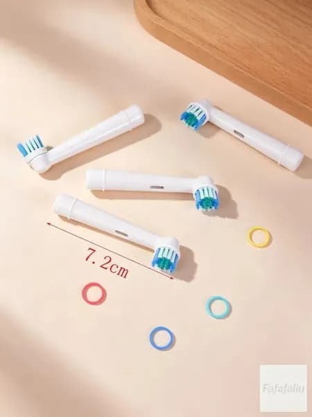 4 шт.Сменные насадки для электрических зубных щеток Oral-B, кроме моделей iO, Sonic и Pulsonic