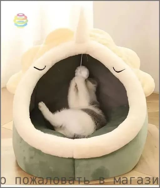 Корзина для домашних животных, удобная кроватка для котенка, подходит для мелких животных, S