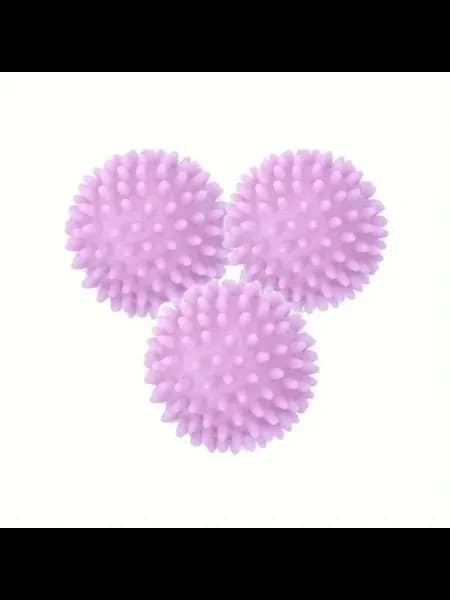 Шарики для стирки многоразовые, 3 шт, Purple