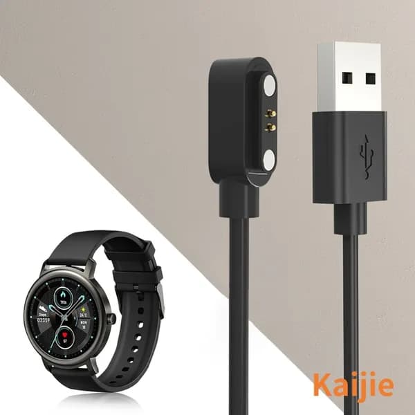 Зарядное устройство USB для часов Mibro Watch Lite 2, T1, C2 с магнитным подключением и длиной кабеля 60 см