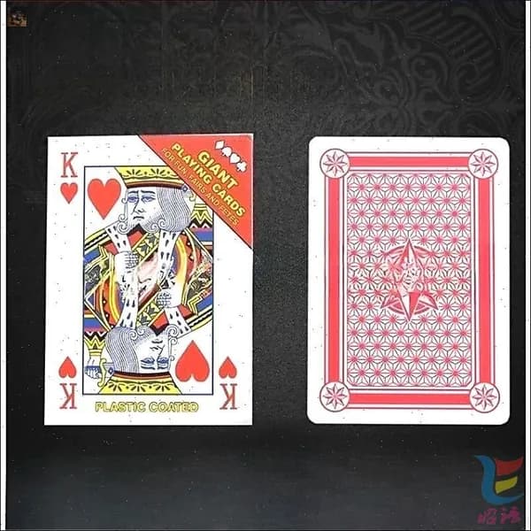 Giant Creative Playing Cards 12.5cm*17.5cm В 4 раза больше обычного размера