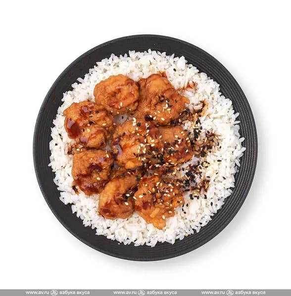 Бенто-ланч с рисом и креветками терияки, TASTE OF, Уже готово , 250 г