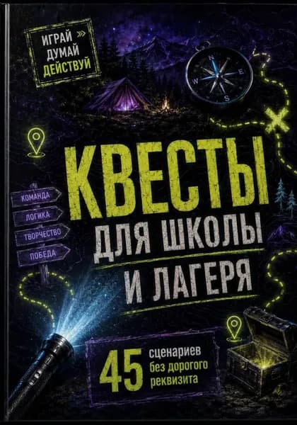 Квесты для школы и лагеря: 45 сценариев без дорогого реквизита | Рассказов Роман | Электронная книга