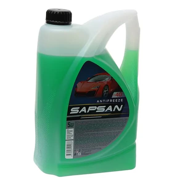 Антифриз Sapsan зелёный 5кг 60002