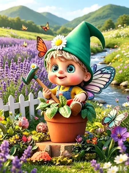 Фигурка садовая