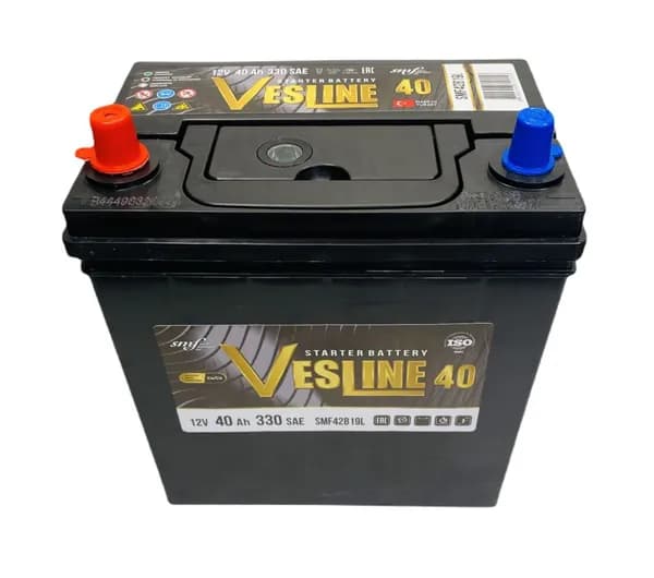 Аккумулятор Vesline 40Ач прямая полярность 42B19R