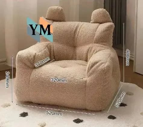 Прямой диван 52х52х48 см,коричневый, хаки
