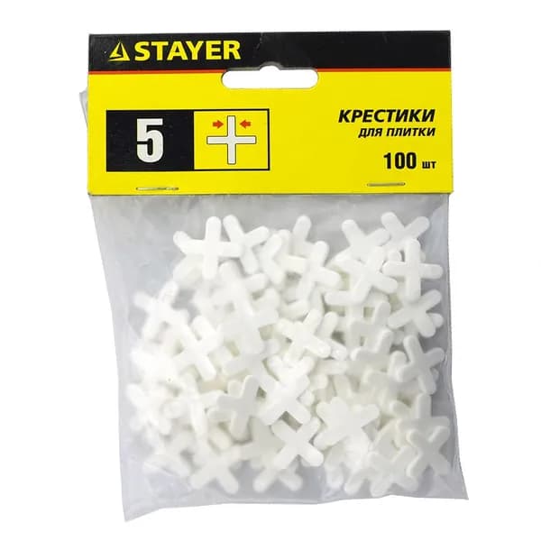 Крестики для укладки плитки 5,0мм Stayer