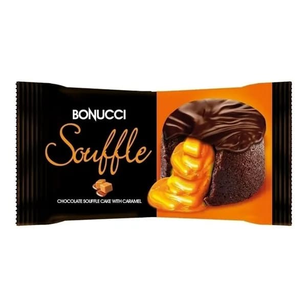 Пирожное Bonucci Souffle с карамелью 45 г
