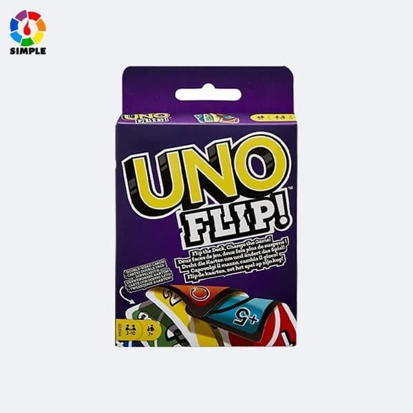 Карточная игра Uno Flip (английская версия) карточная игра для детей, отличный подарок.