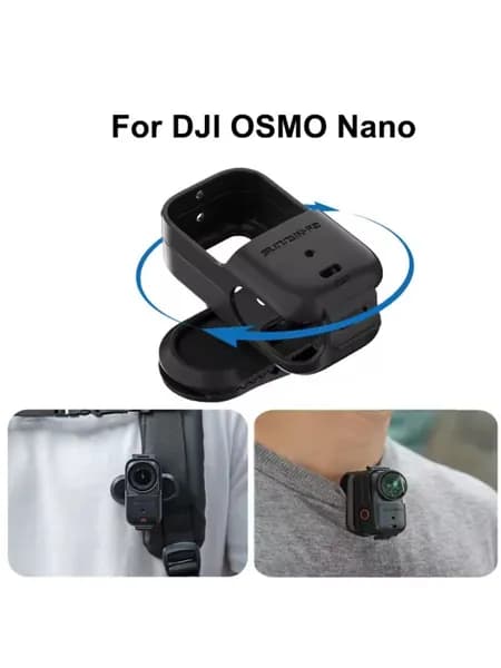 Поворотное крепление для Osmo Nano мини зажим с шариковой головкой быстрое снятие, для рюкзака и велосипеда