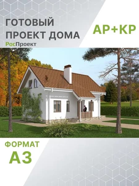 Проект RPg2934 - Проект одноэтажного дома с мансардой (95 м2, 10м x7м)