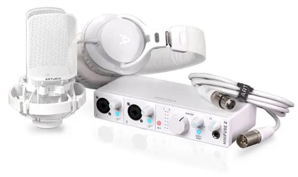 Комплект для звукозаписи Arturia MiniFuse Recording Pack White (800212)