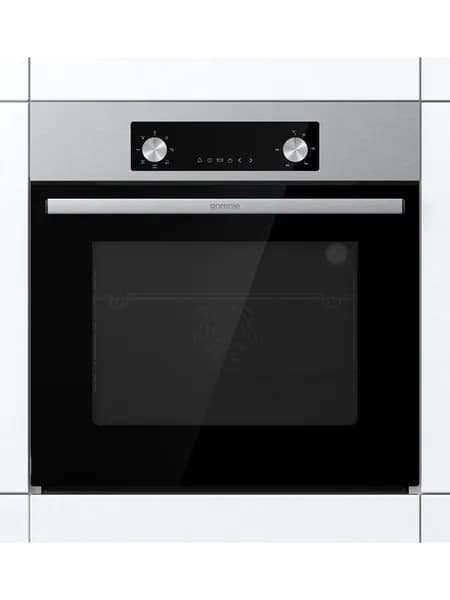 Gorenje BO6635E01X Электрический духовой шкаф, встраиваемый, 59,5 см, утапливаемые ручки, нержавеющая сталь