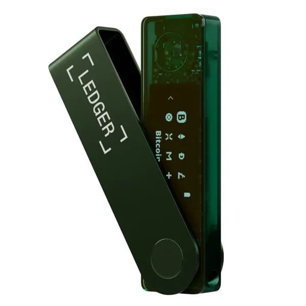 Аппаратный криптокошелек Ledger Nano X зеленый