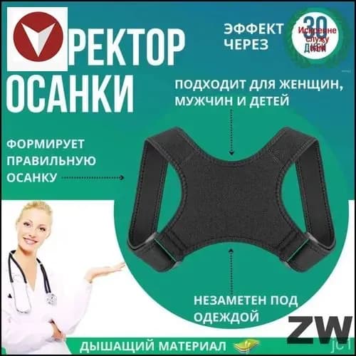 Эксклюзивный корректор осанки, универсальный пояс