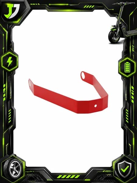 Защита бампера NINEBOT MAX, алюминий, черно-красный, 1 шт., 15*8*2 см