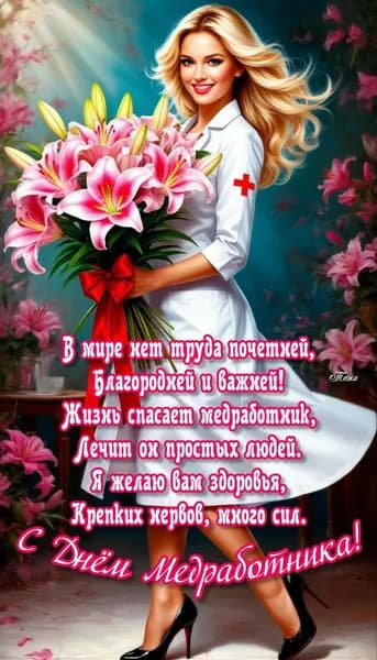 Постер "медик", 29 см х 21 см
