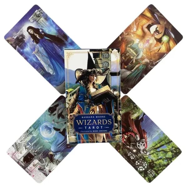 карты Таро Волшебники/Wizards Tarot,78 шт,Гадальные карты