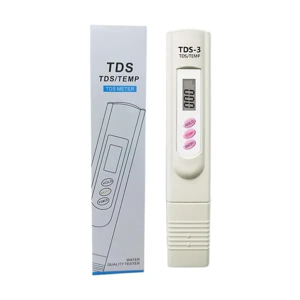 Солемер-Тестер TDS-3 для измерения качества воды, Цифровой измеритель соли в воде,