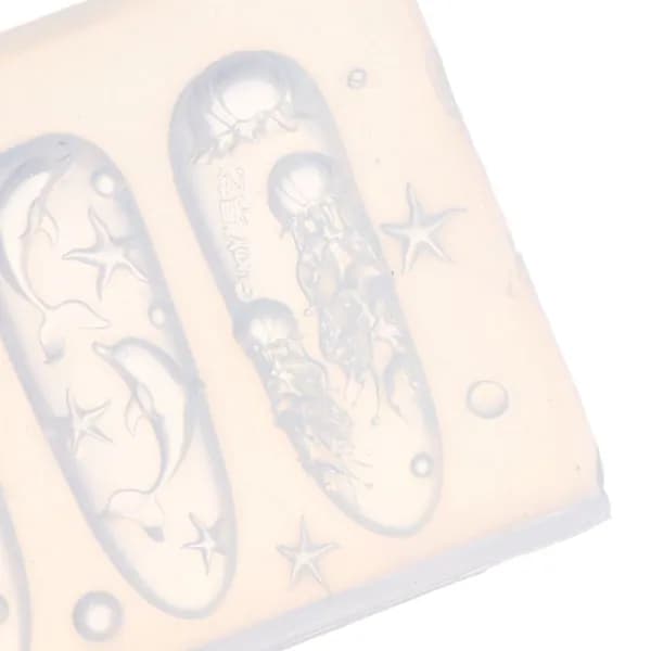 Силиконовая форма для ногтей Marine series Jellyfish Nail Art